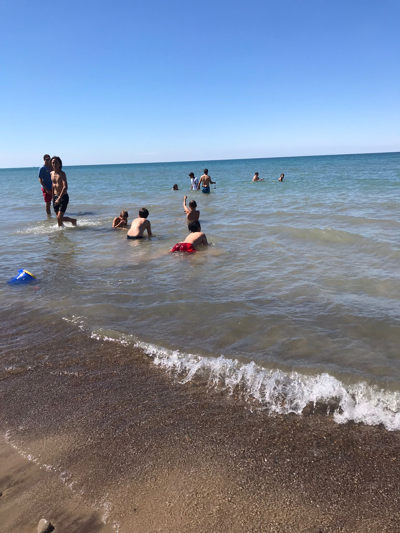 Campers visit another of Ontario's great beaches